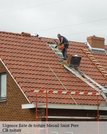 Urgence fuite de toiture  mesnil-saint-pere-10140 CB toiture