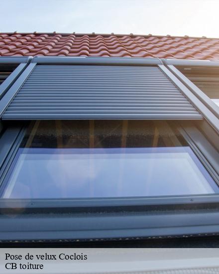 Pose de velux  coclois-10240 CB toiture